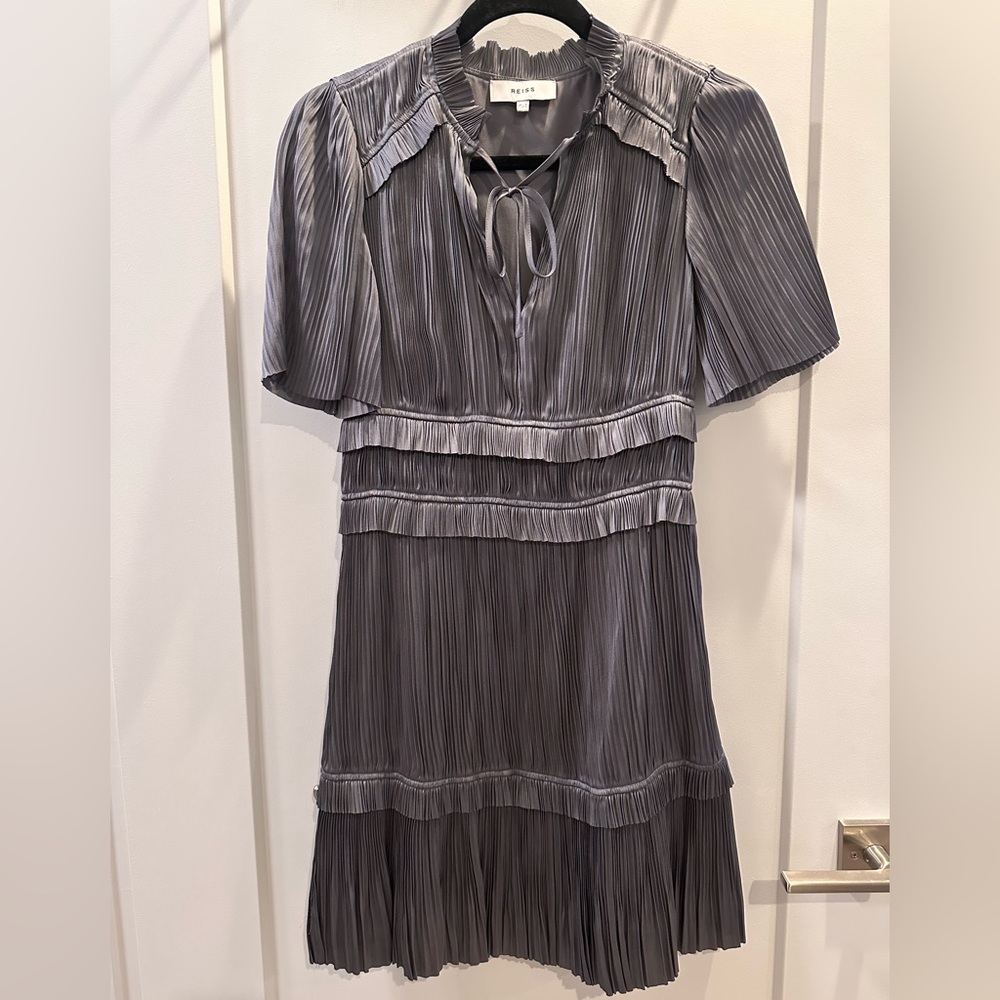 Reiss grey dress size 2